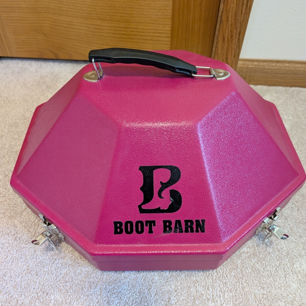 Pink Boot Barn Hat Carrier
